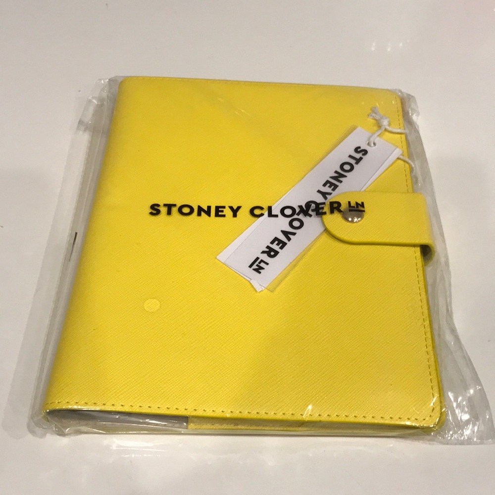 Stoney Clover Lane Textured Notebook in Lemon